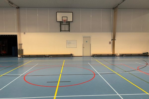 Schilderwerk gymzaal Binnenbos, Zeist